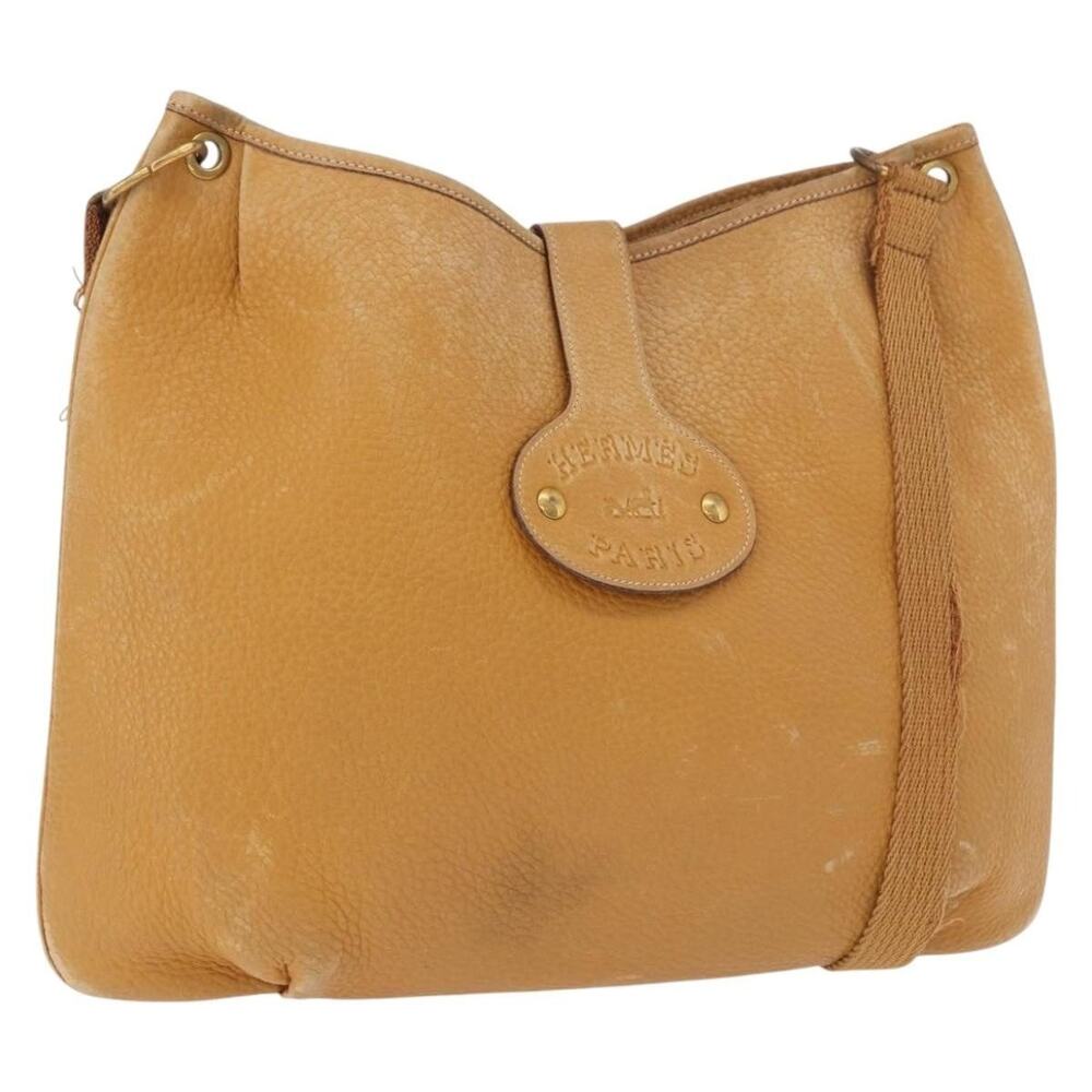 Hermes Taurillon Rodeo Shoulder Bag Beige
